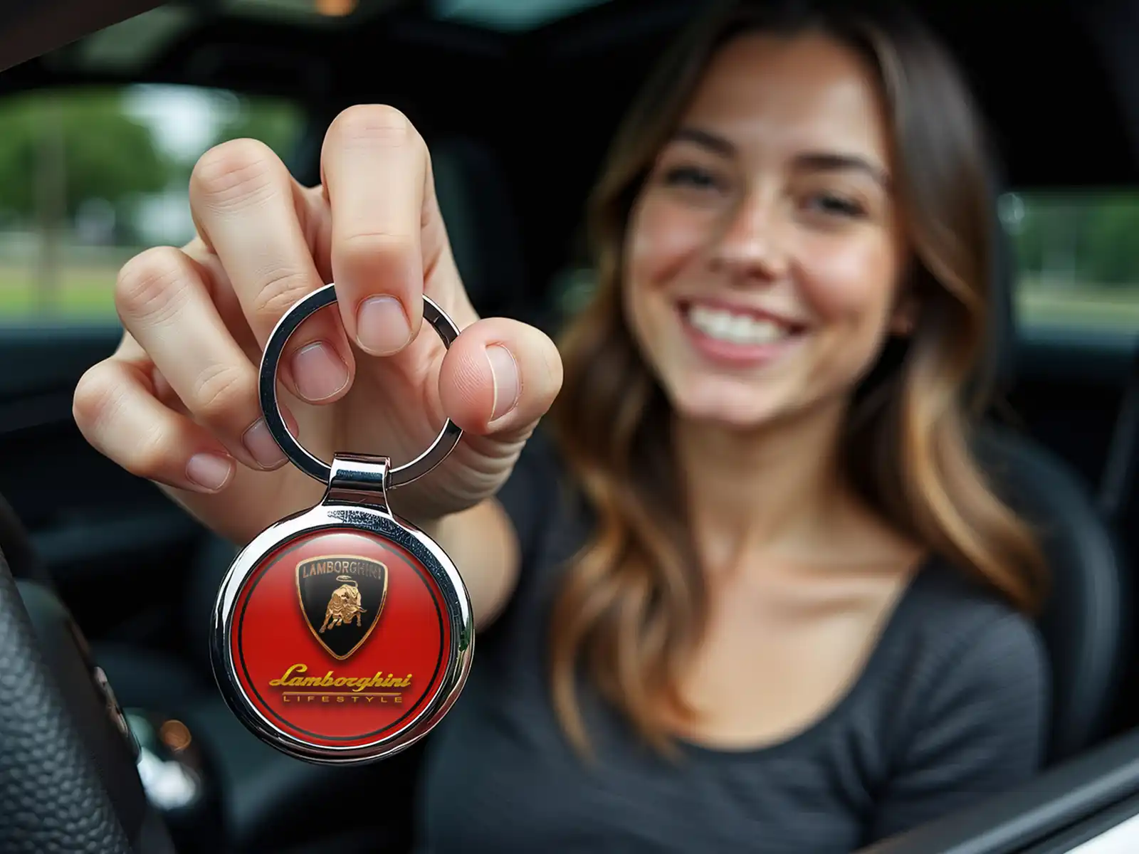 Lamborghini Porte-clés Animal Alliage Durable Mignon
